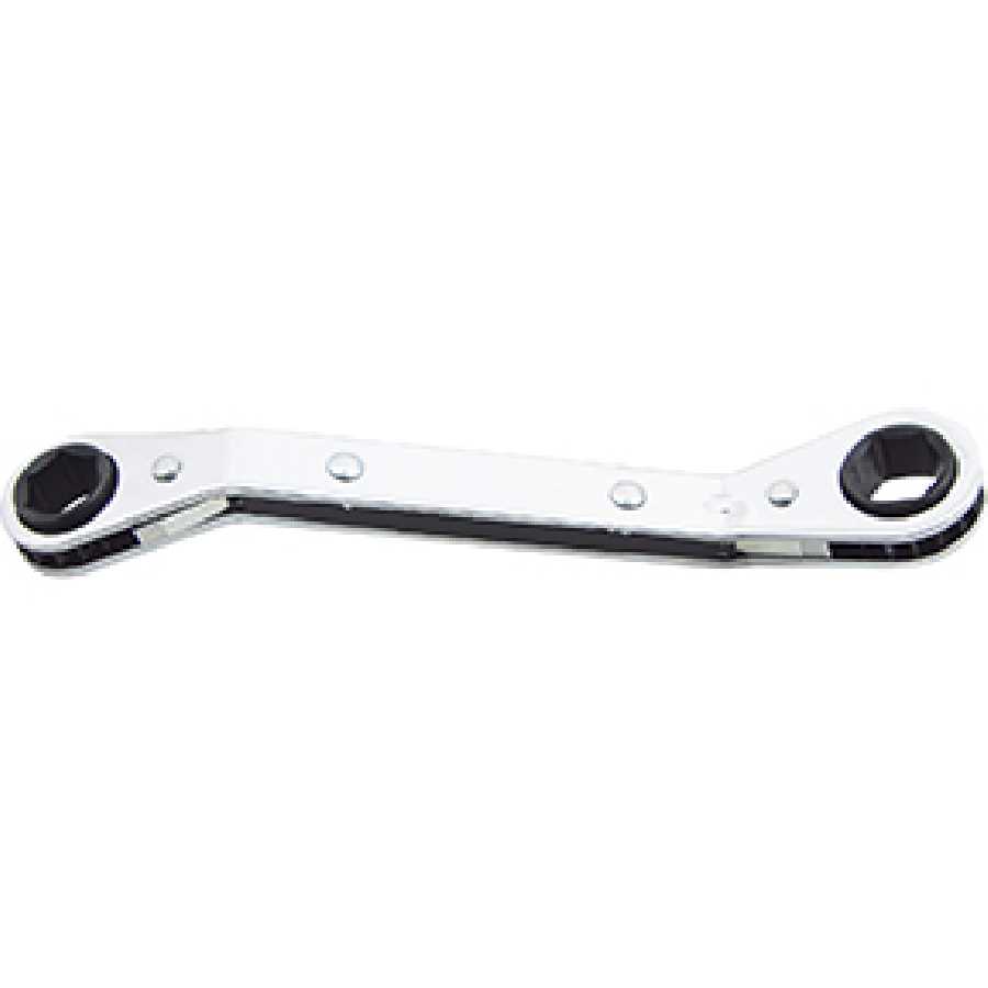 9mm x 10mm 6pt Offset Ratcheting Box Wrench