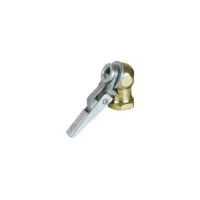1/4 Inch NPTF Ball Foot w Clip Air Line Chuck for Inflator Gauge