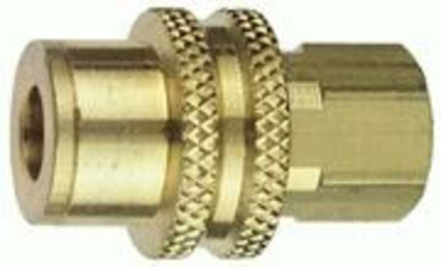 Brass Coupler , 1/4" NPTF