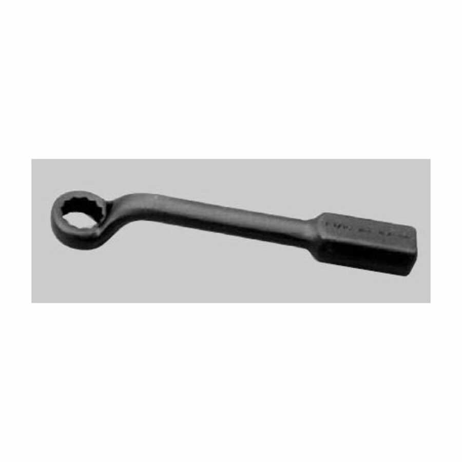 Industrial Black Striking Face Box Wrench - Offset Style with 3-