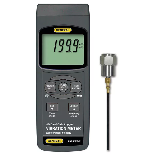 Data Logging Vibration Meter with SD Card