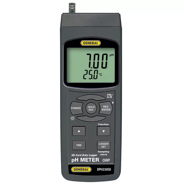 PH ORP Meter w Excel Formatted Data Logging SD Card