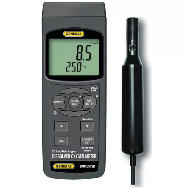 Dissoved Oxygen Meter w Excel Formatted Data Logging SD card