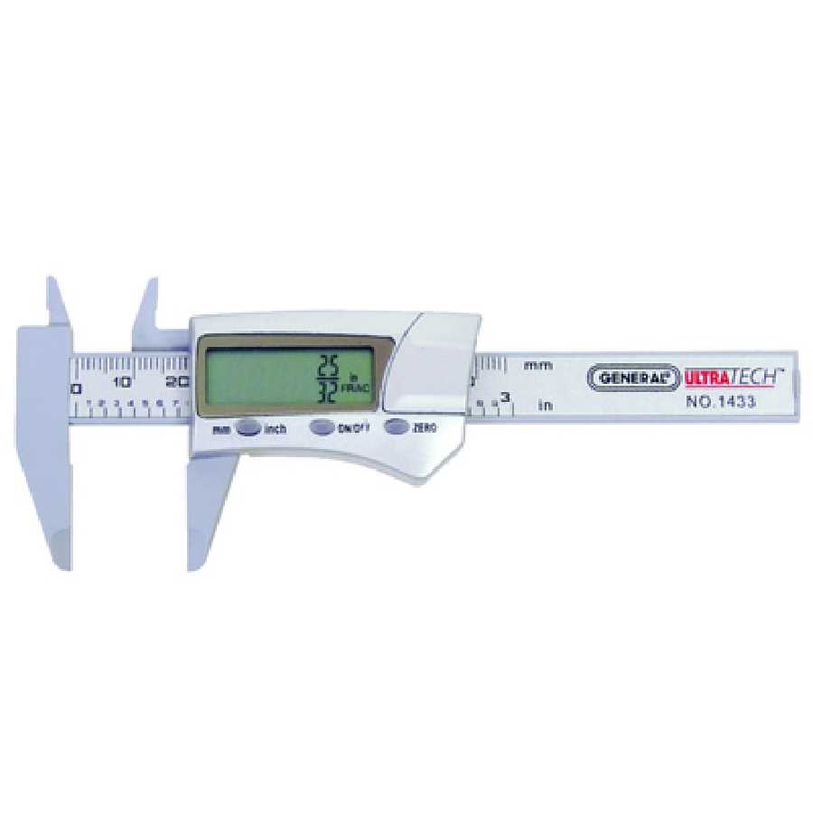 Fraction+ Carbon Fiber Digital Fractional Caliper (3")