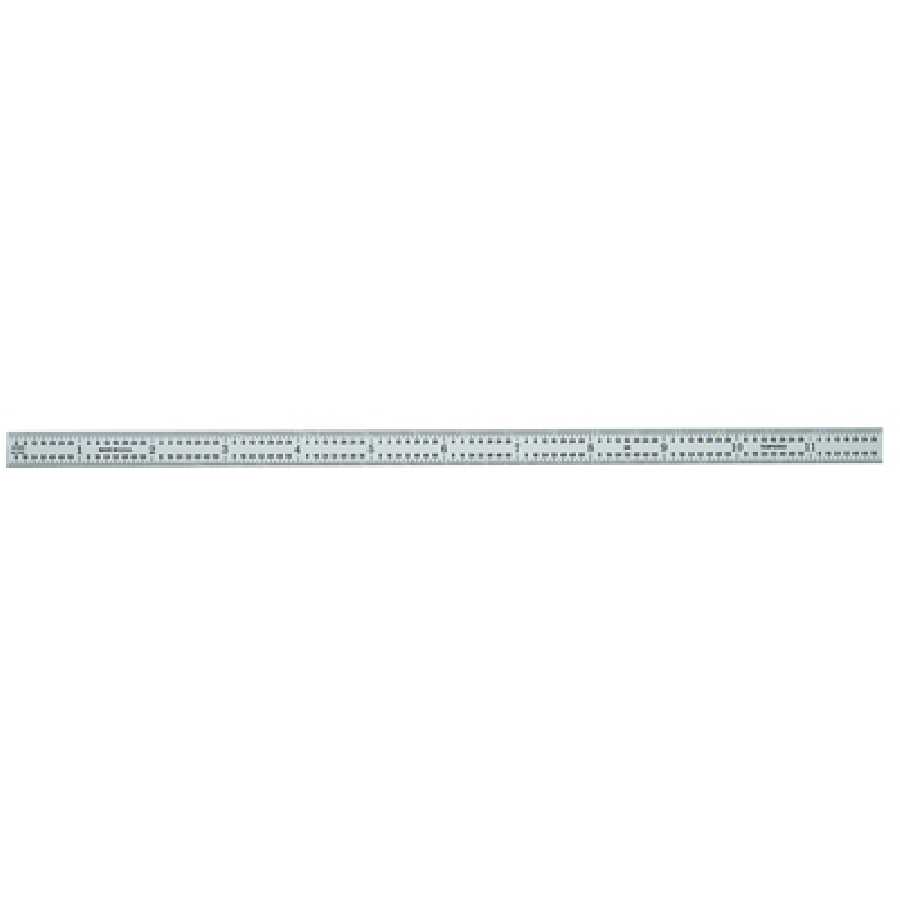 UltraTest 12-Inch Steel Ruler with 5R Gradations