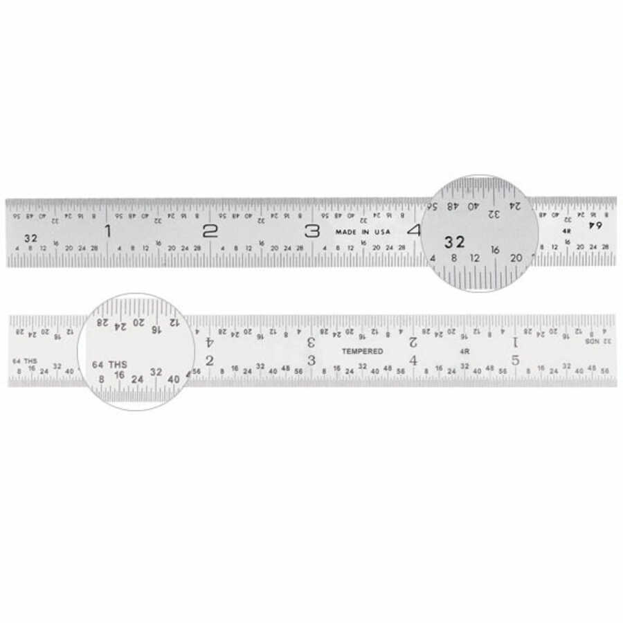 Ultratest Steel Ruler 6 Inch Rigid