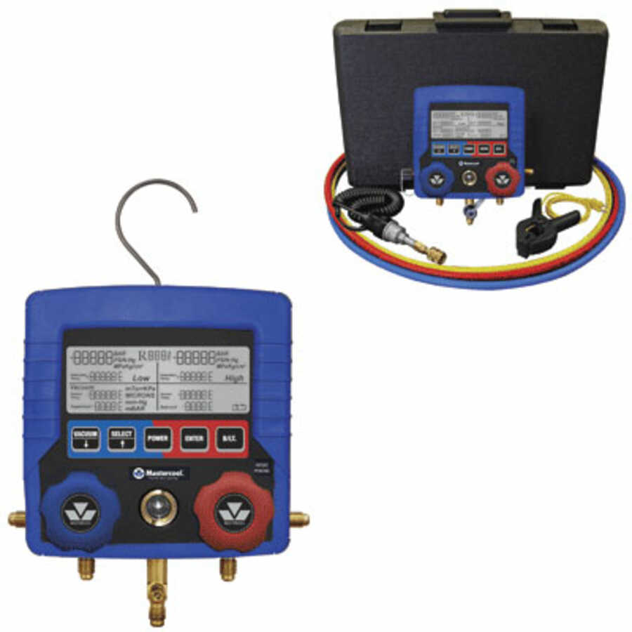 Digital HVAC Manifold w Thermocouple Mastercool 99661A