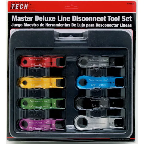 Master Deluxe Line Disconnect Set 8-Pc Master Deluxe Line Disconnect Set 8-Pc