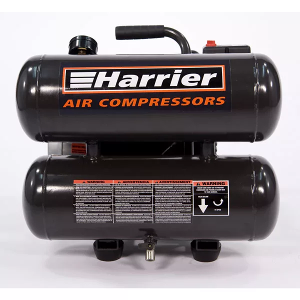 Hand Carry Twin Stack Portable Air Compressor 2 HP 4 Gal