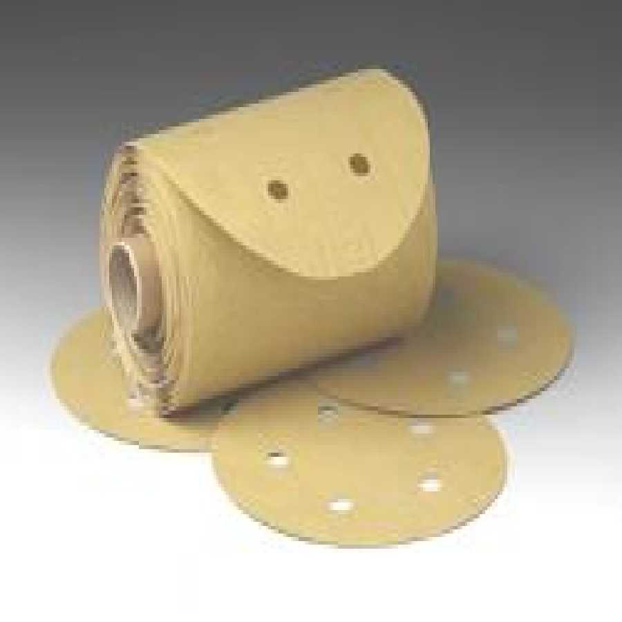Stikit Gold Disc Roll Dust Free, 6 Inch, P320A Grade 175/Roll
