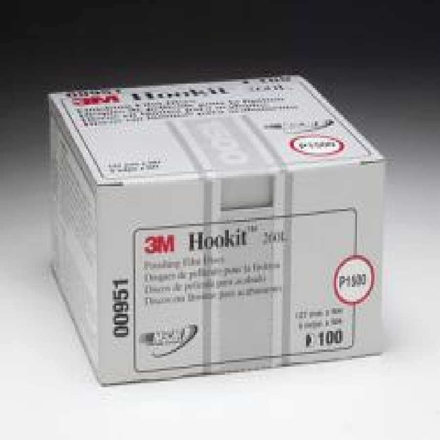 Hookit Finishing Film Disc, 5 Inch, P1500 Grade 100/Box