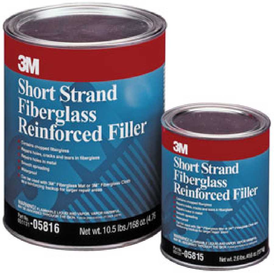 Short Strand Fiberglass Reinforced Filler, 1 Gallon