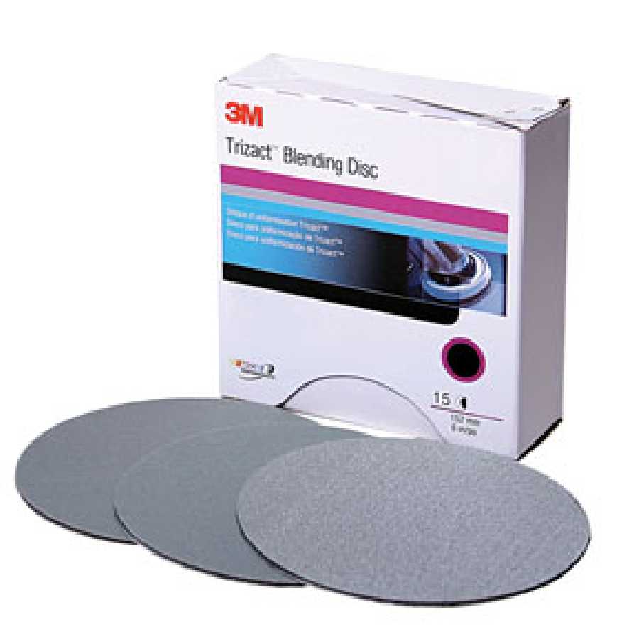 Trizact Hookit Blending Disc, 3 Inch, P1000 Grade 15/Box