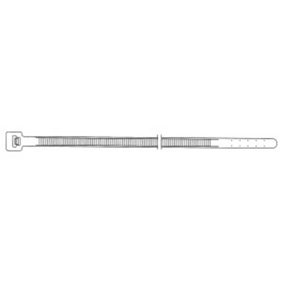 Standard Cable Tie Weather-Resistant Black, 15 Inches 100/Bag