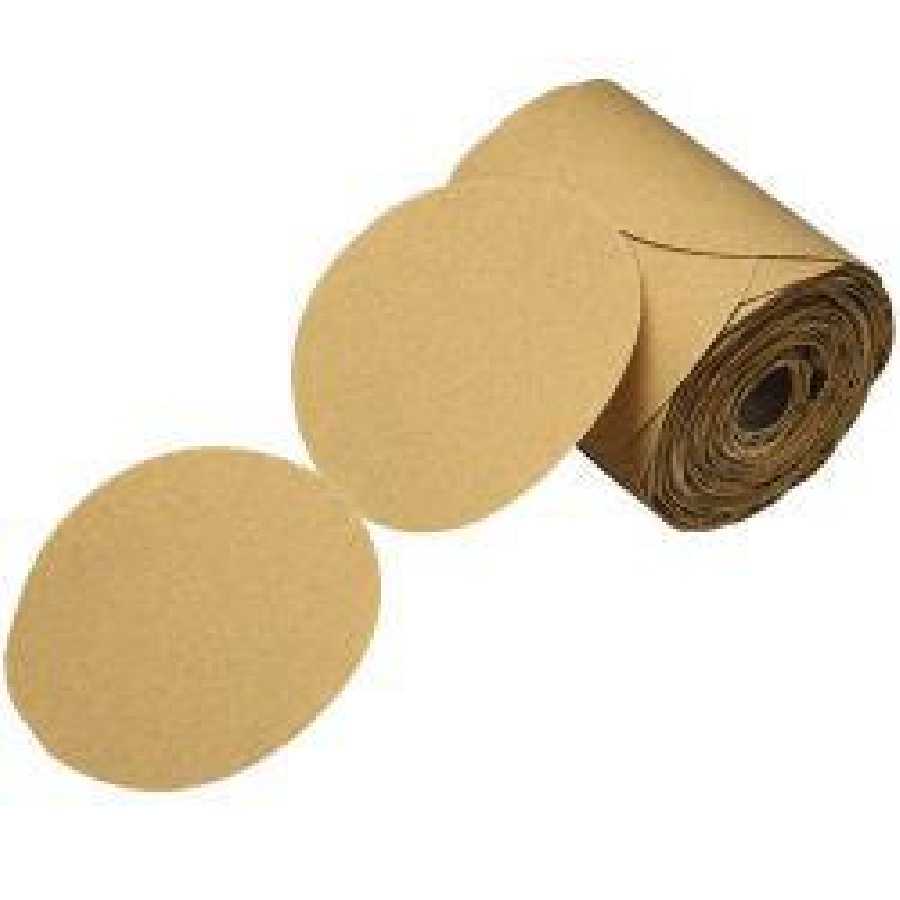 Stikit Gold Disc Roll 216U, 5 Inch, 320 Grade 75/Roll