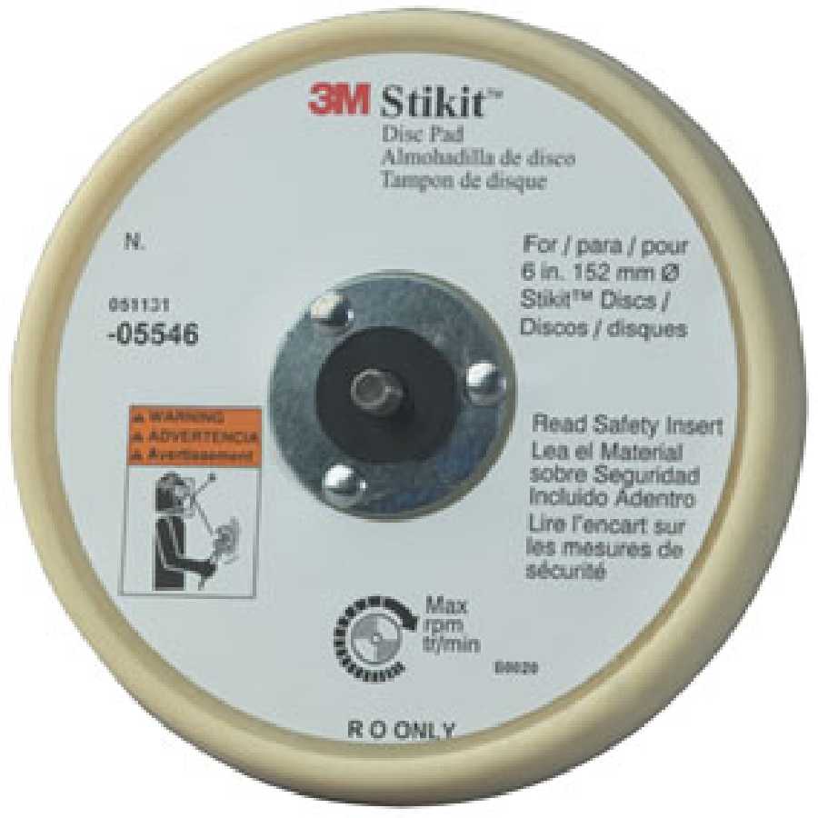 Stikit Low Profile Finishing Disc Pad, 6 Inch