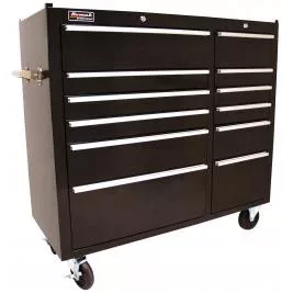 c. 41 Inch Professional Series 12 Drawer Rolling Cabinet Bl c. 41 Inch Professional Series 12 Drawer Rolling Cabinet Bl
