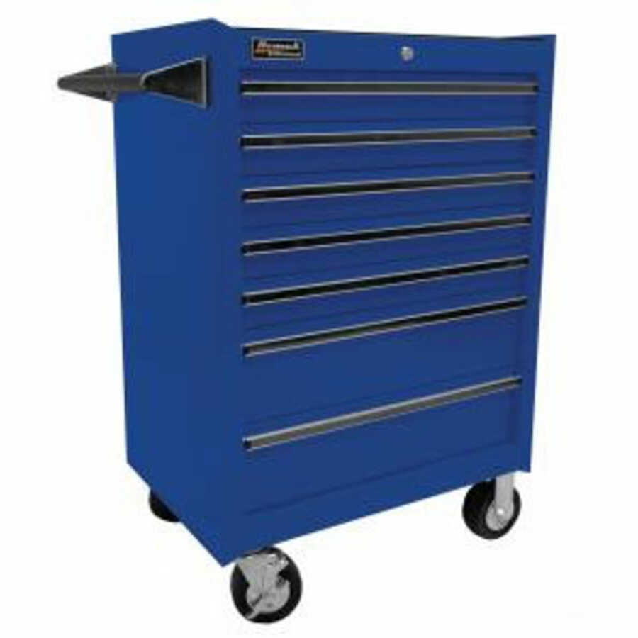 27 Inch 7 Drawer Professional Roller Cabinet Blue