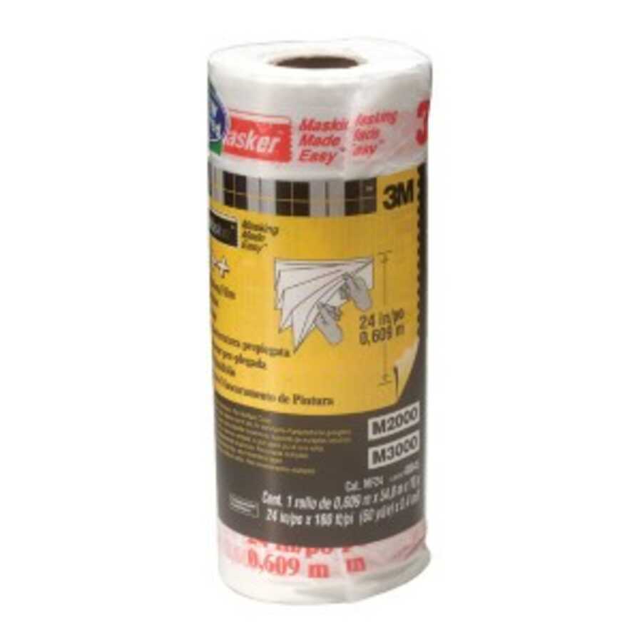 Hand Masker Pre-Folded Masking Film 72 Inches x 90 Feet, MF72++