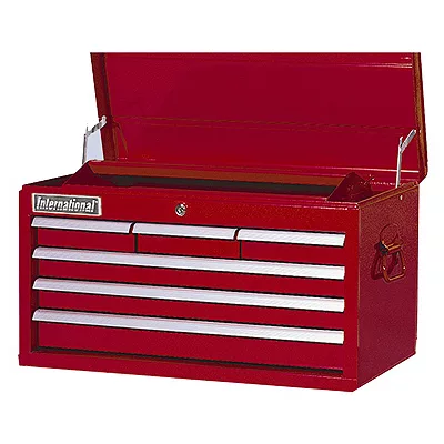 Classic Series 6 Drawer Mechanics Tool Chest (Red)