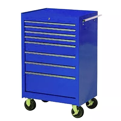 Professional Series 27" 8 Drawer Roller Tool Cabinet (Blue)