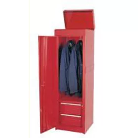 56" 2 Drawer Side Locker (Red)