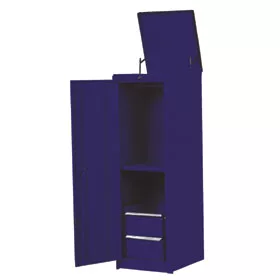 56" 2 Drawer Side Locker (Blue)