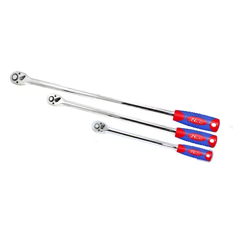 1/4", 3/8" and 1/2" Reversible XL Ratchet Set