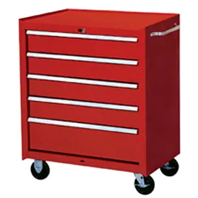Economy Series 27" 5 Drawer DIY Roller Tool Cabinet (Red)
