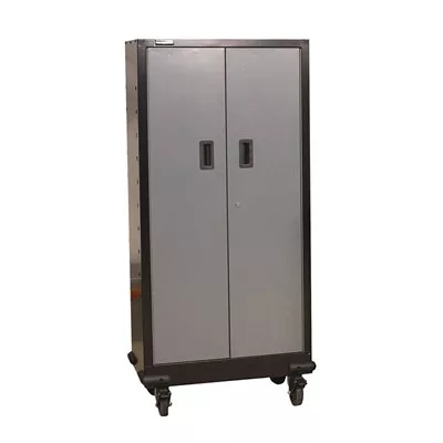 GOS I Systems 2 Door Tall Storage Cabinet (Gray)