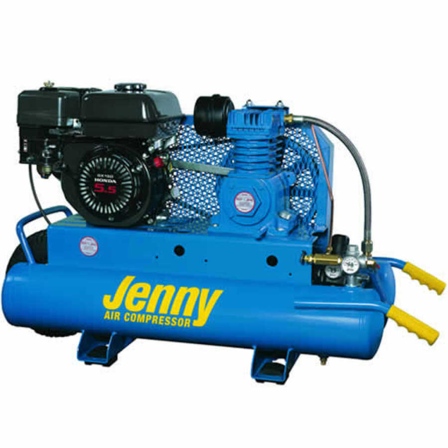 Portable Air Compressor 5.5 HP Gas 8 Gal Tank