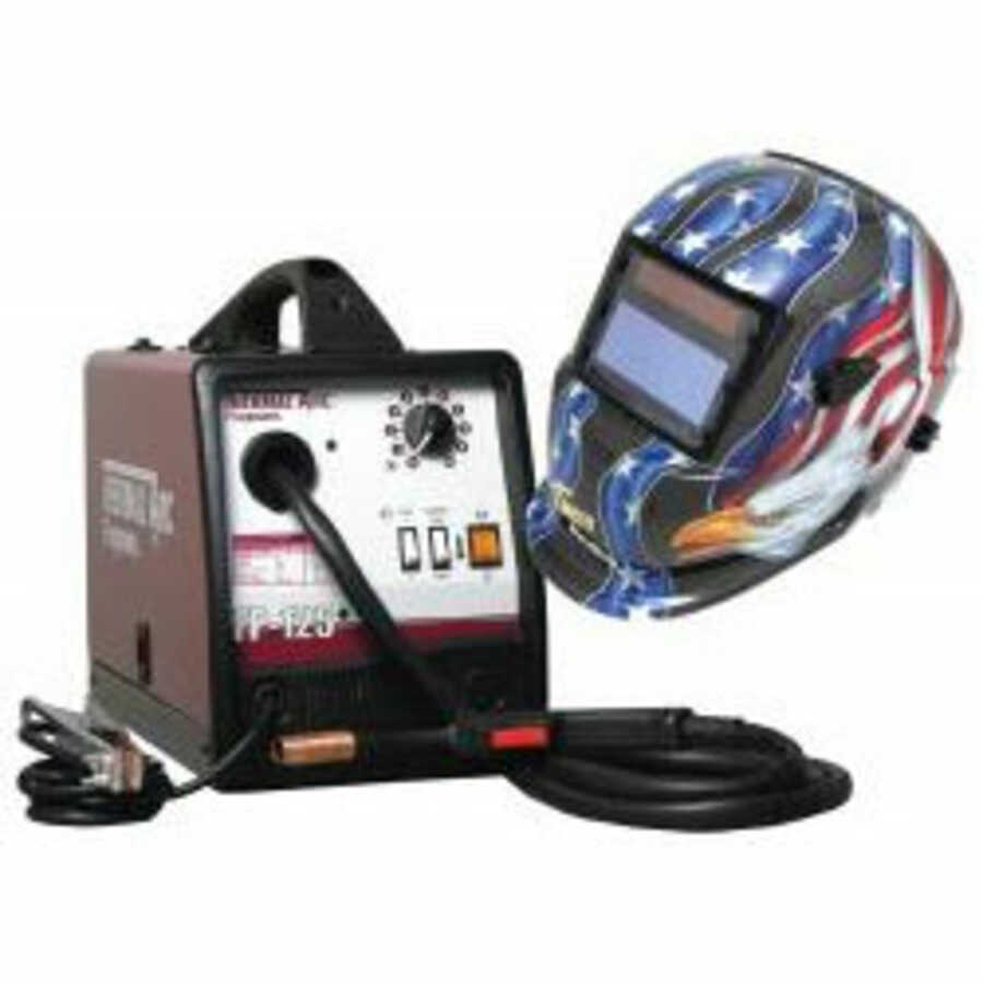 FP-125 MIG/Flux Cored Welder System 110 Amp Output, 120V w Helme