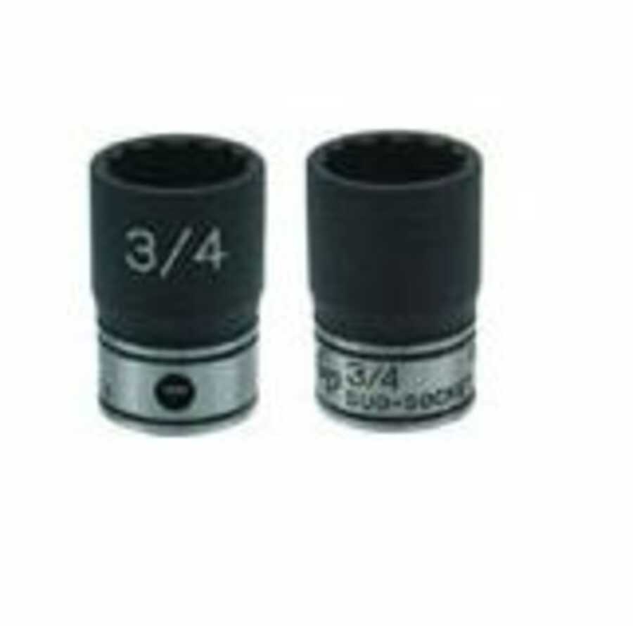1/2 Drive x 28mm 12 Point Standard Duoâ€“Impact Socket Grey Pneumatic