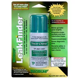 Tracer-Charge Aerosol Dye Replacement R-134a