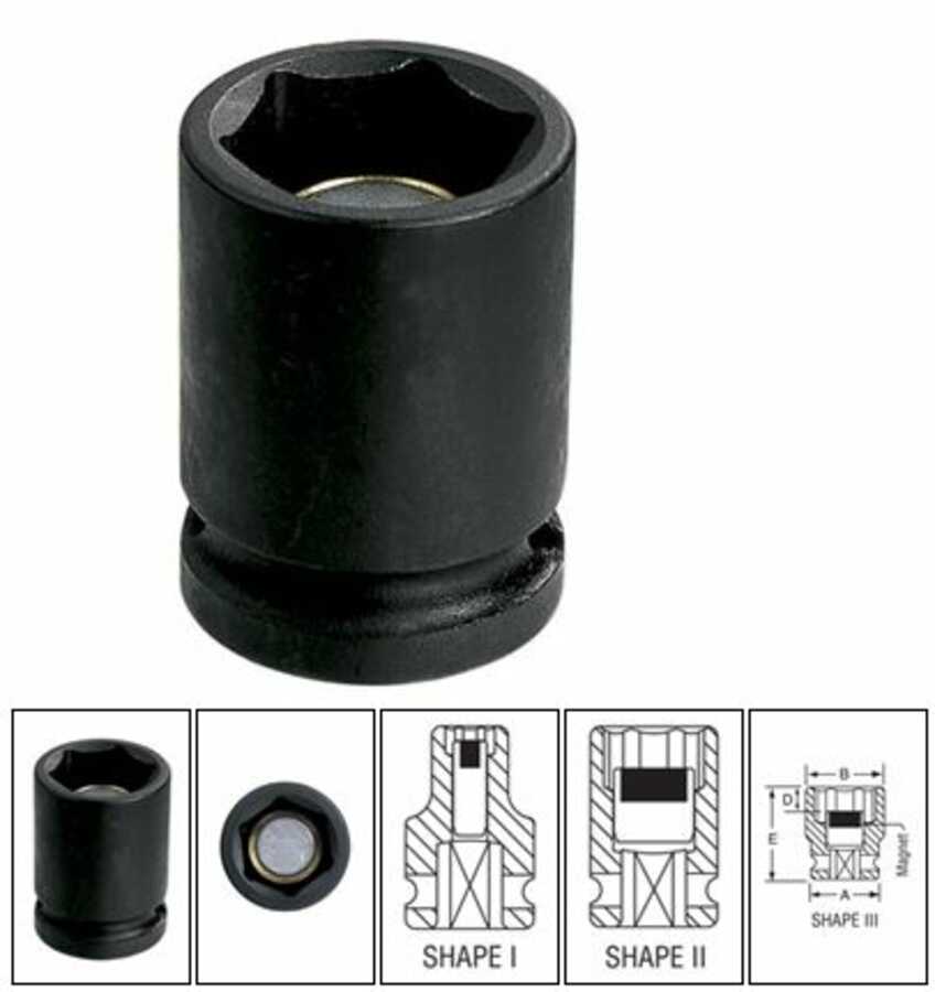 Grey Pneumatic 29104M 1/2" Drive x 10mm Hex Driver 4" Length Socket 