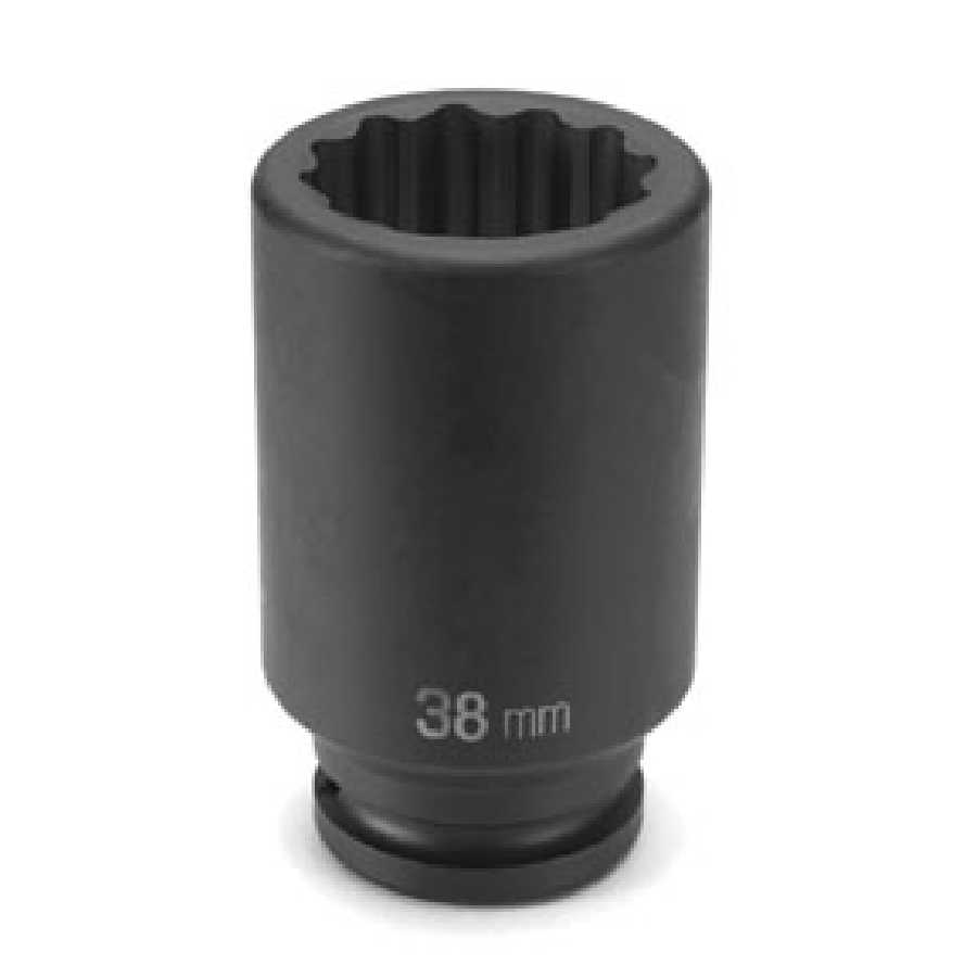 3/4" Drive x 32mm 12-Point Deep Length Metric Impact Socket