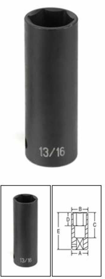 1/2" Drive x 7/8" Extra-Thin Wall Deep Impact Socket