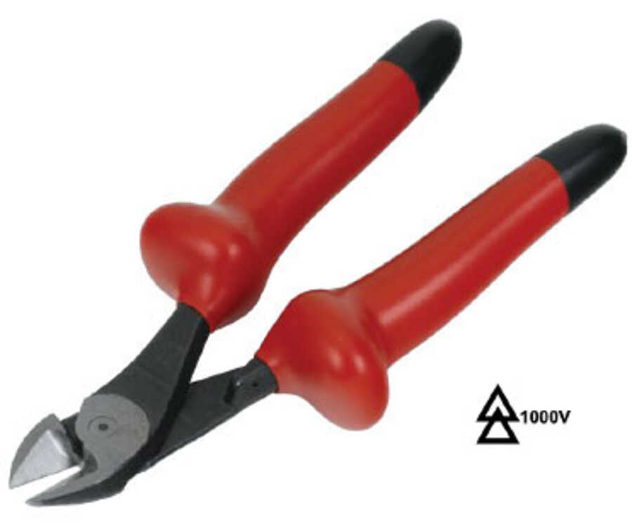 1000V Insulated Heavy Duty Angled Head Diagonal Cutting Pliers