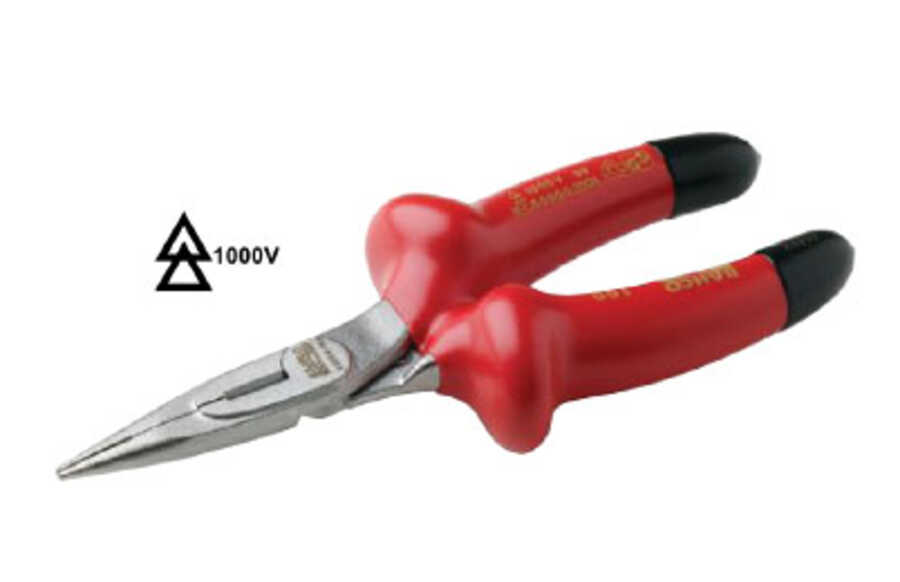 1000V Insulated Snipe Nose Pliers 8"