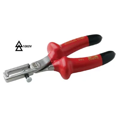(image for) 1000V Insulated Wire Stripping Pliers 6 1/4"
