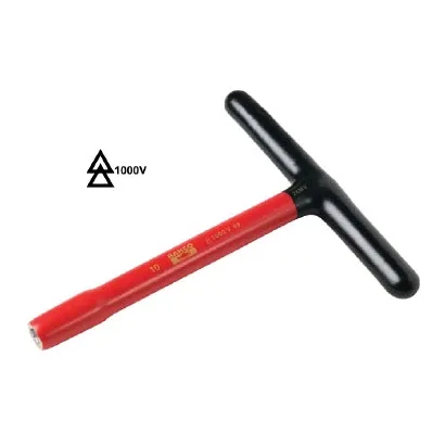 (image for) 1000V Insulated T-Handle Socket Wrench 21 mm