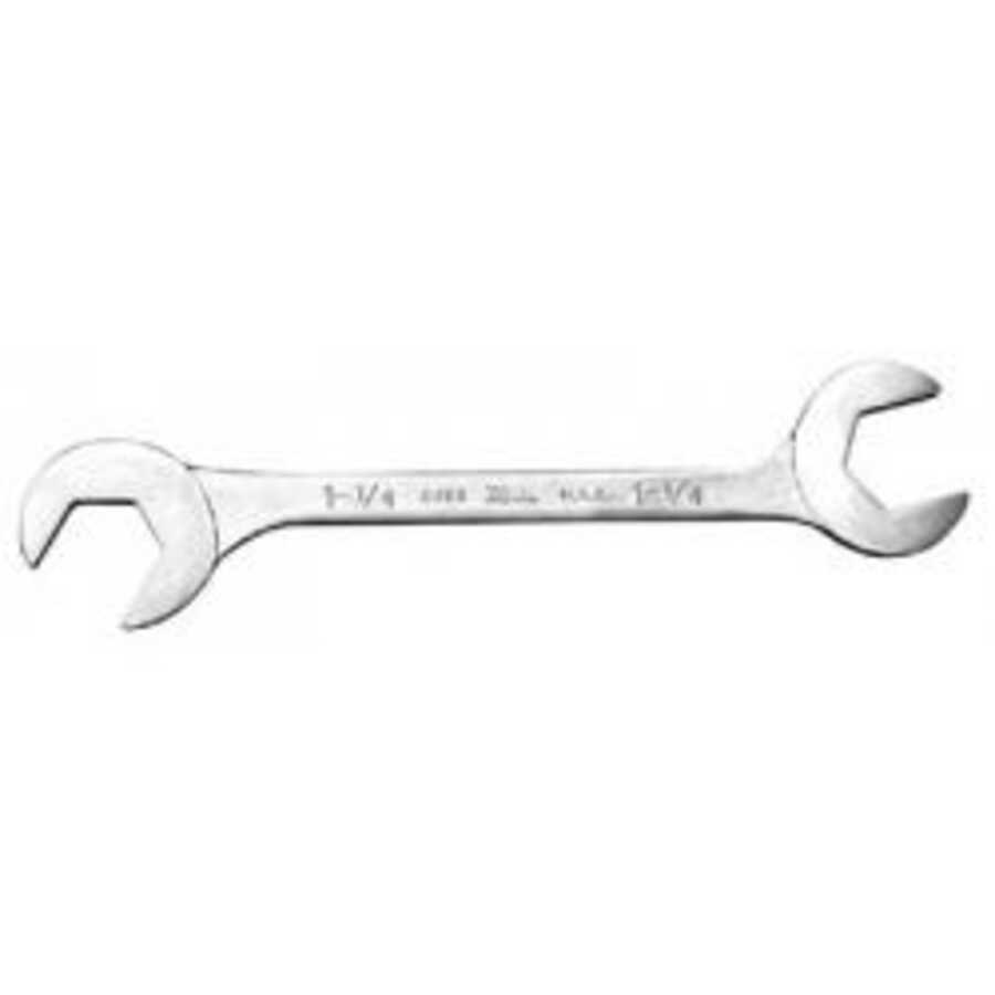 Martin 30° Angle Service Wrenches SAE #1246 7 11/16  long 1 7⁄16  opening Chrome finish 2 1⁄2  head diameter 9⁄32  head thickness 