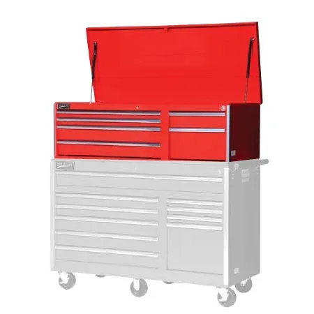 (image for) 6 Drawer 56" Wide x 24" Deep Super Value Series Top Chest (Red)