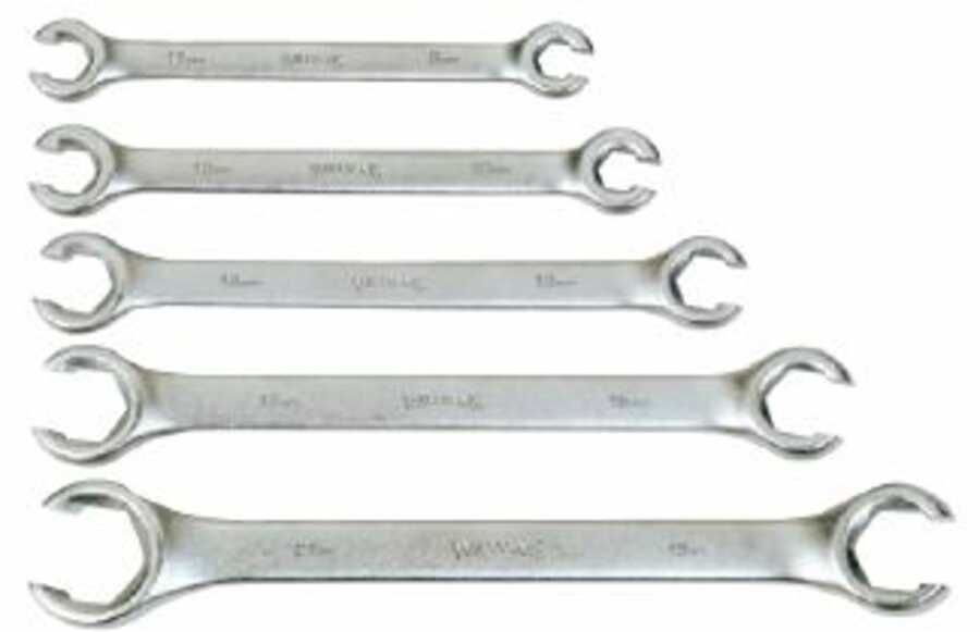 5 pc SAE Double Head Flare Nut Wrench Set