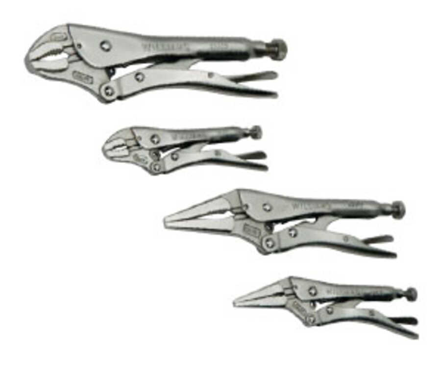 4 pc Assorted Locking Pliers Set