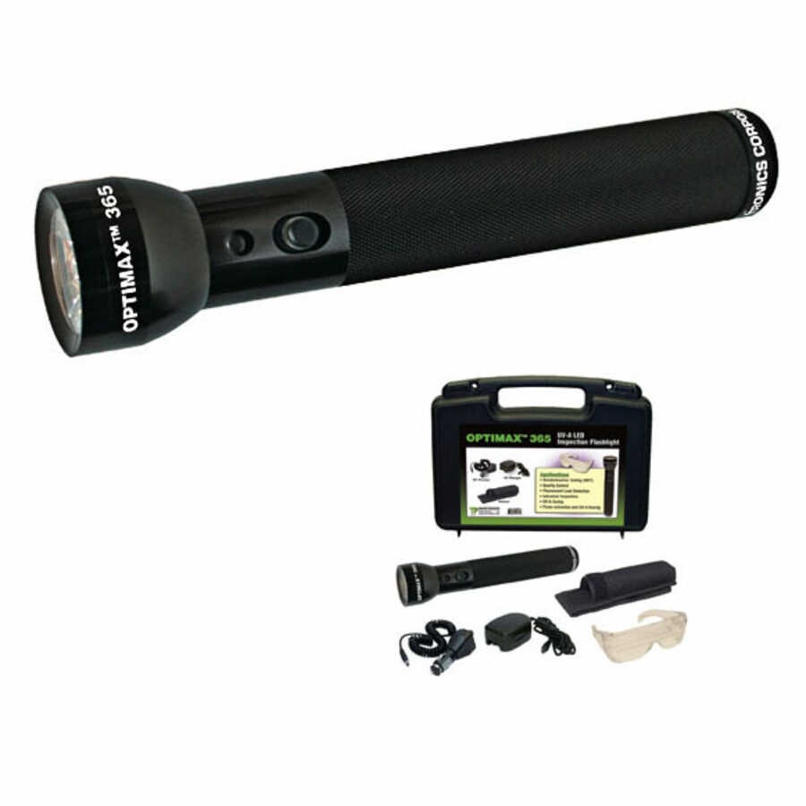 Optimax 365 Cordless True UV Leak Detection Flashlight