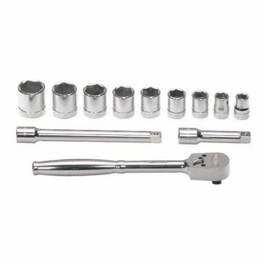 12-Piece 3/8" SAE Socket Set with SuperTorque Tools