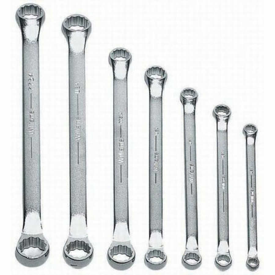 Double Head 10 Degree Offset Metric Box End Wrench Set in Roll Pouch 12 Pc  | J.H