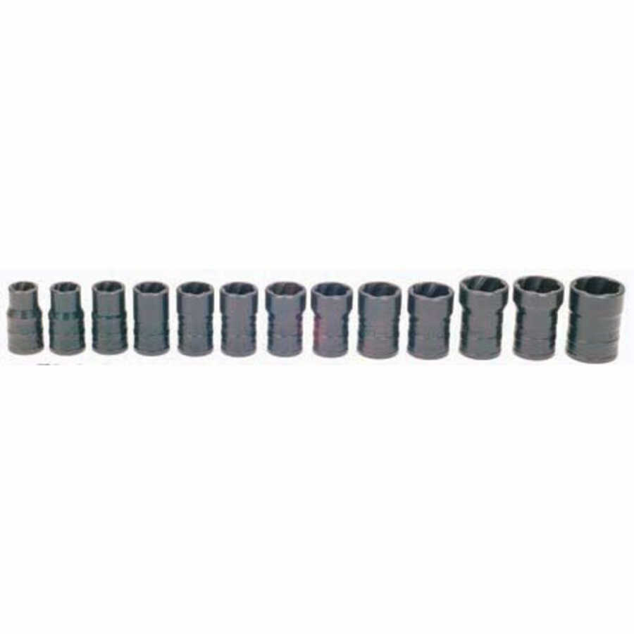 13 pc 3/8" Drive -Point SAE & Metric TURBOSOCKET® Salvage/Damage