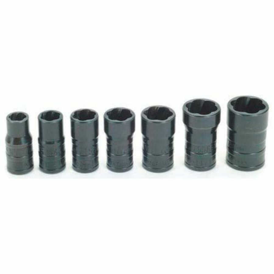 7 pc 3/8" Drive -Point SAE & Metric TURBOSOCKET® Salvage/Damaged